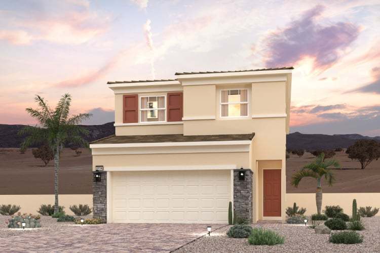 Exterior:Plan 2114 Elevation B