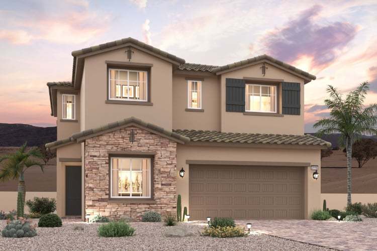Exterior:Plan 2119 Elevation B