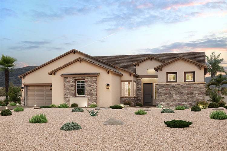 Plan 3704 Craftsman Elevation