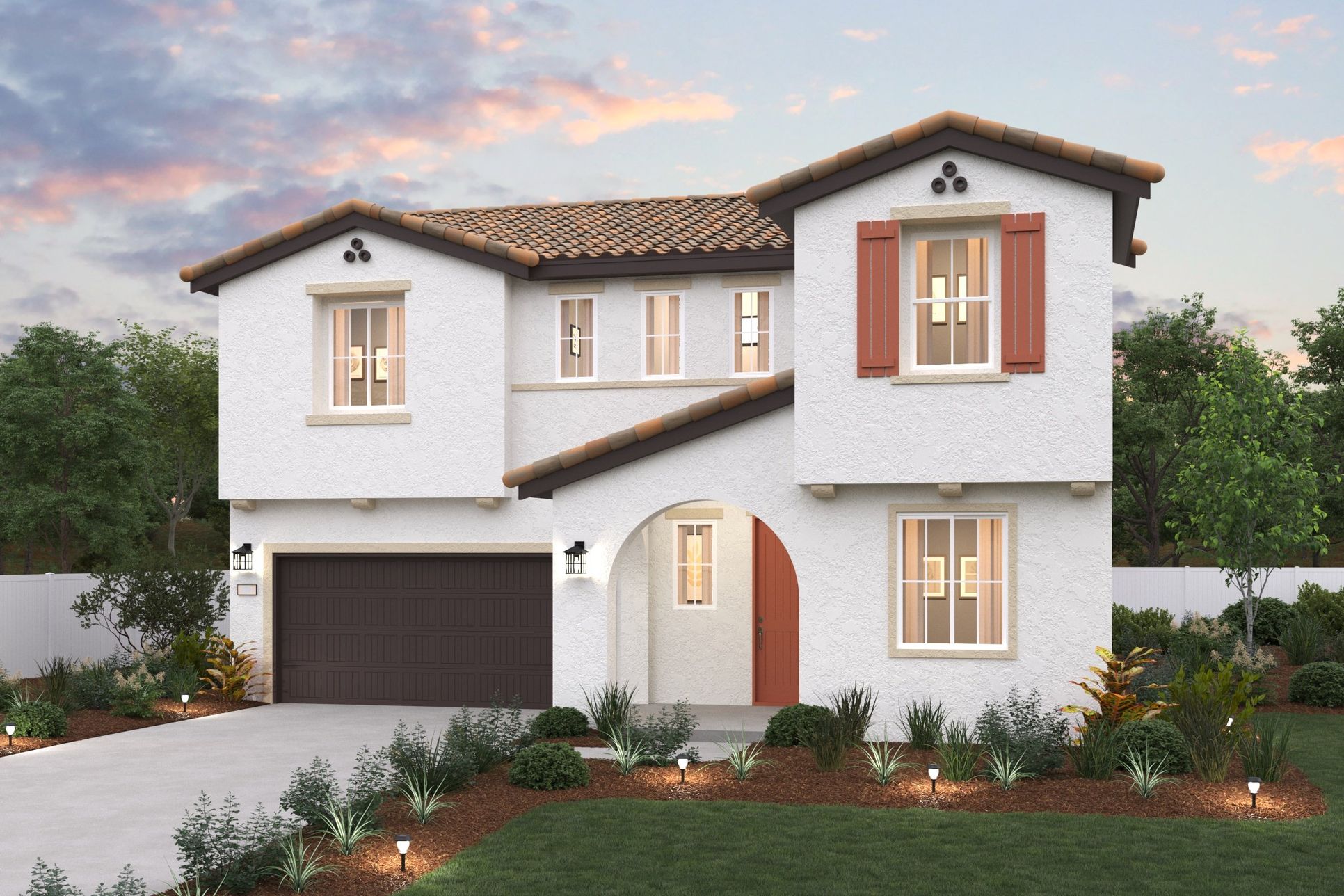 Villa Bellissima, Plan 5 Elevation A Rendering, Manteca, CA