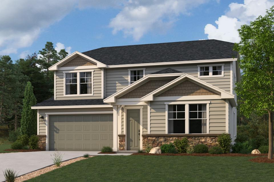 Huntington Plan, Elevation C:Huntington Plan, Elevation C