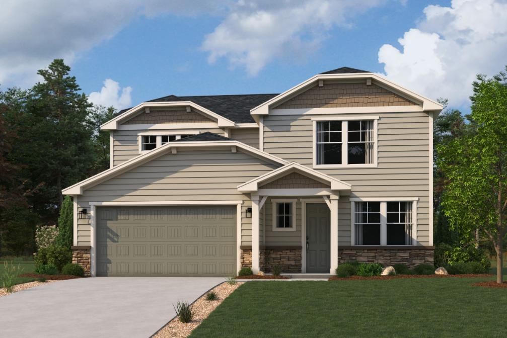 Palisade Plan, C Elevation:Palisade Plan, C Elevation