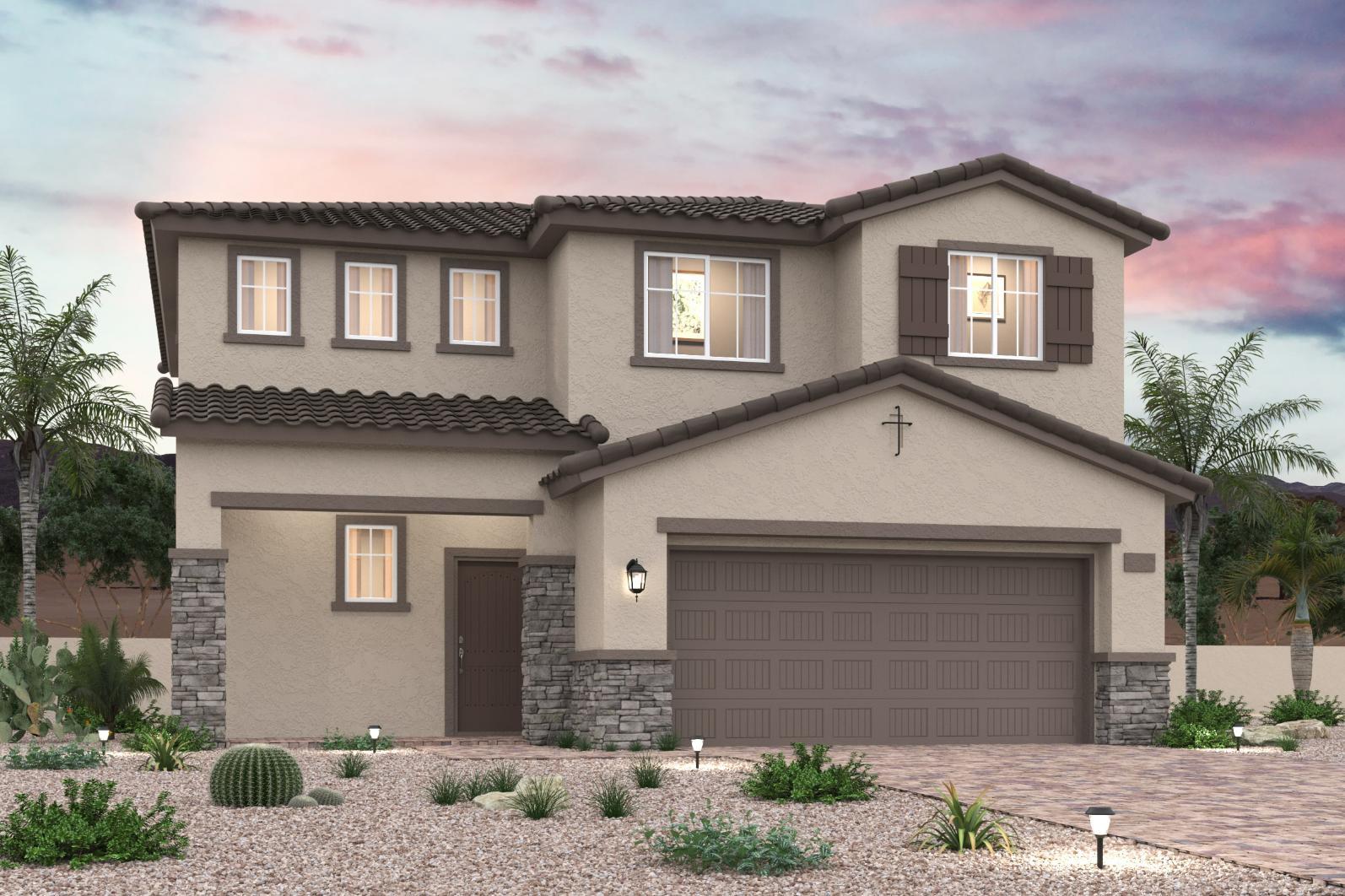 Residence 1792, Tuscan Elevation:Residence 1792, Tuscan Elevation