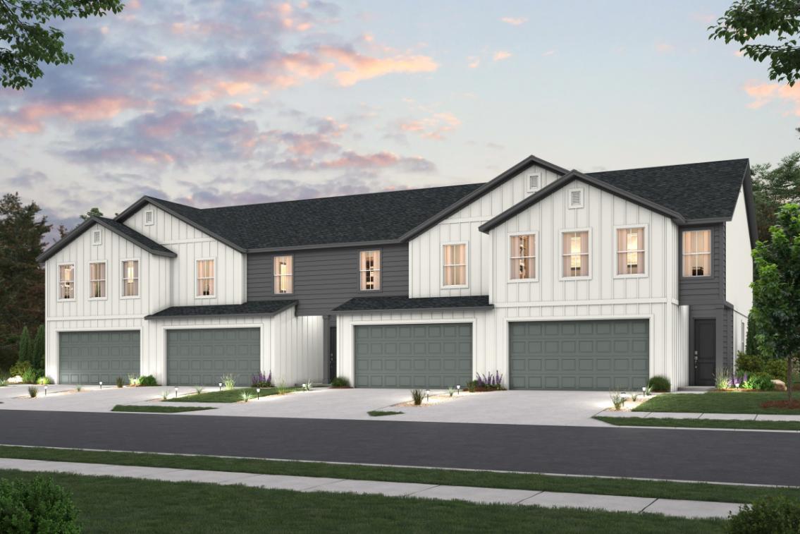 Interior:Townhome Exterior Rendering, B Elevation