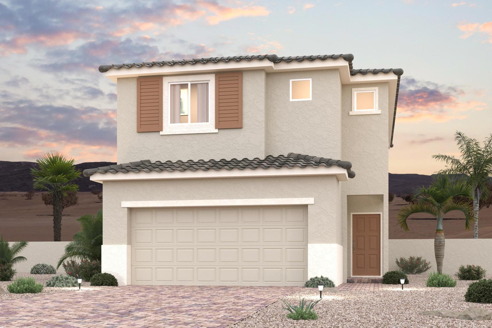 Exterior:Residence 1684, Traditional Elevation