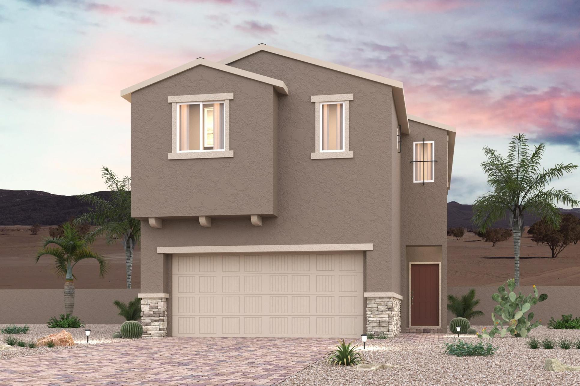 Exterior:Residence 1859, Craftsman Elevation