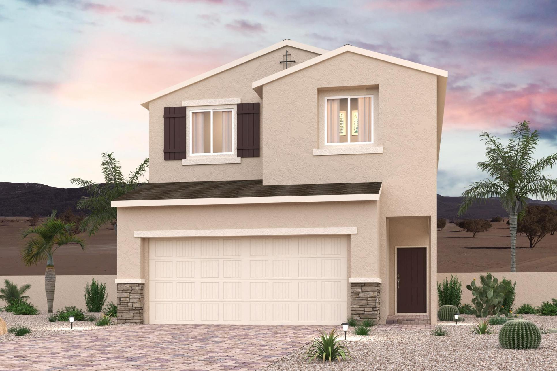 Residence 2114, Craftsman Elevation:Residence 2114, Craftsman Elevation