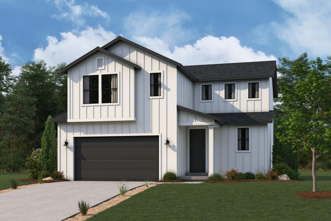 Jay Plan, Modern Farmhouse Elevation