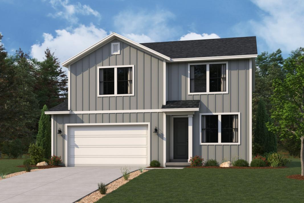 Nightingale Plan, Modern Farmhouse Elevation:Nightingale Plan, Modern Farmhouse Elevation