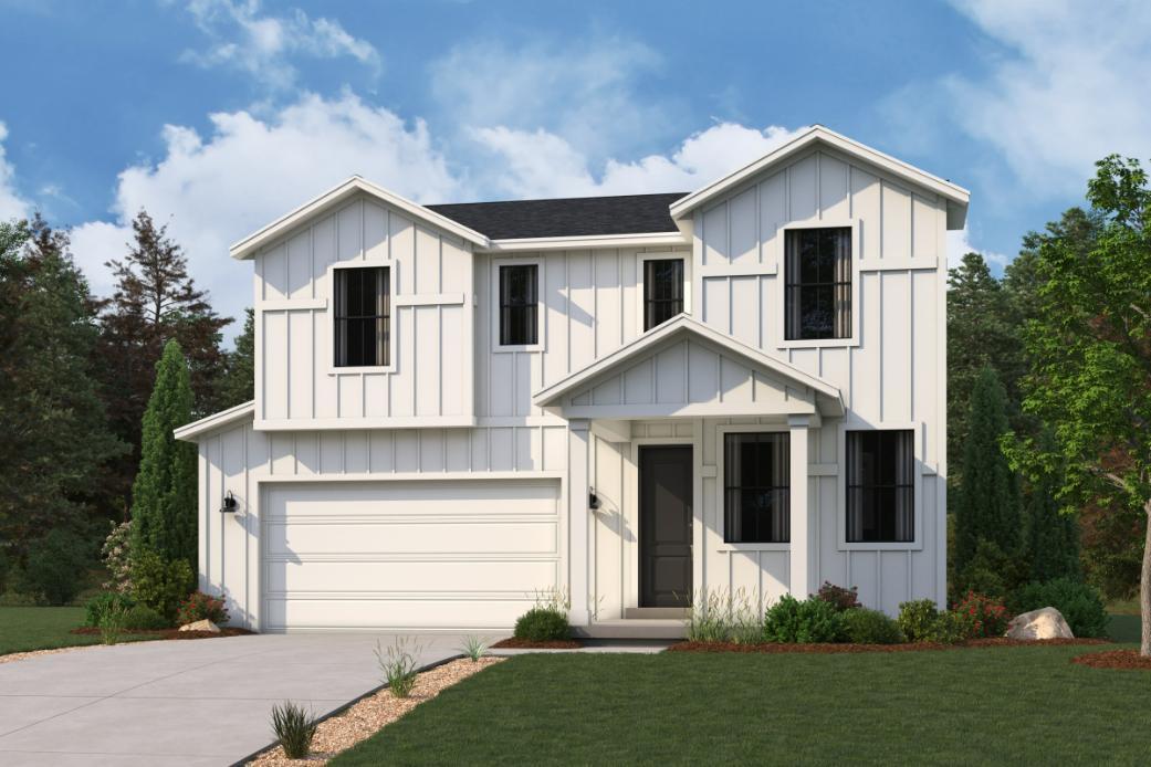 Oriole Plan, Modern Farmhouse Elevation:Oriole Plan, Modern Farmhouse Elevation
