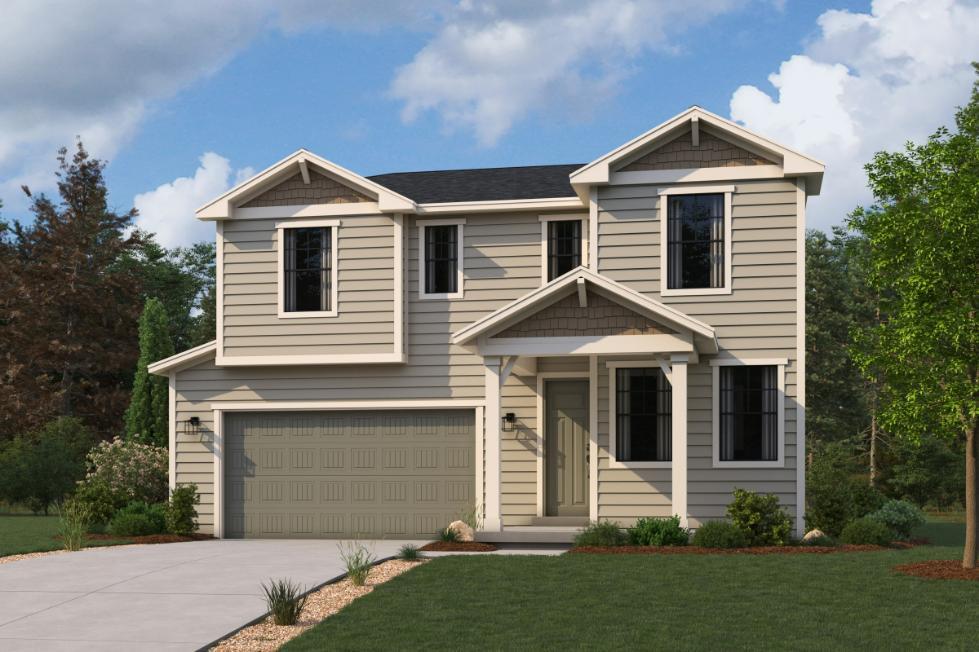 Oriole Plan, Craftsman Elevation:Oriole Plan, Craftsman Elevation