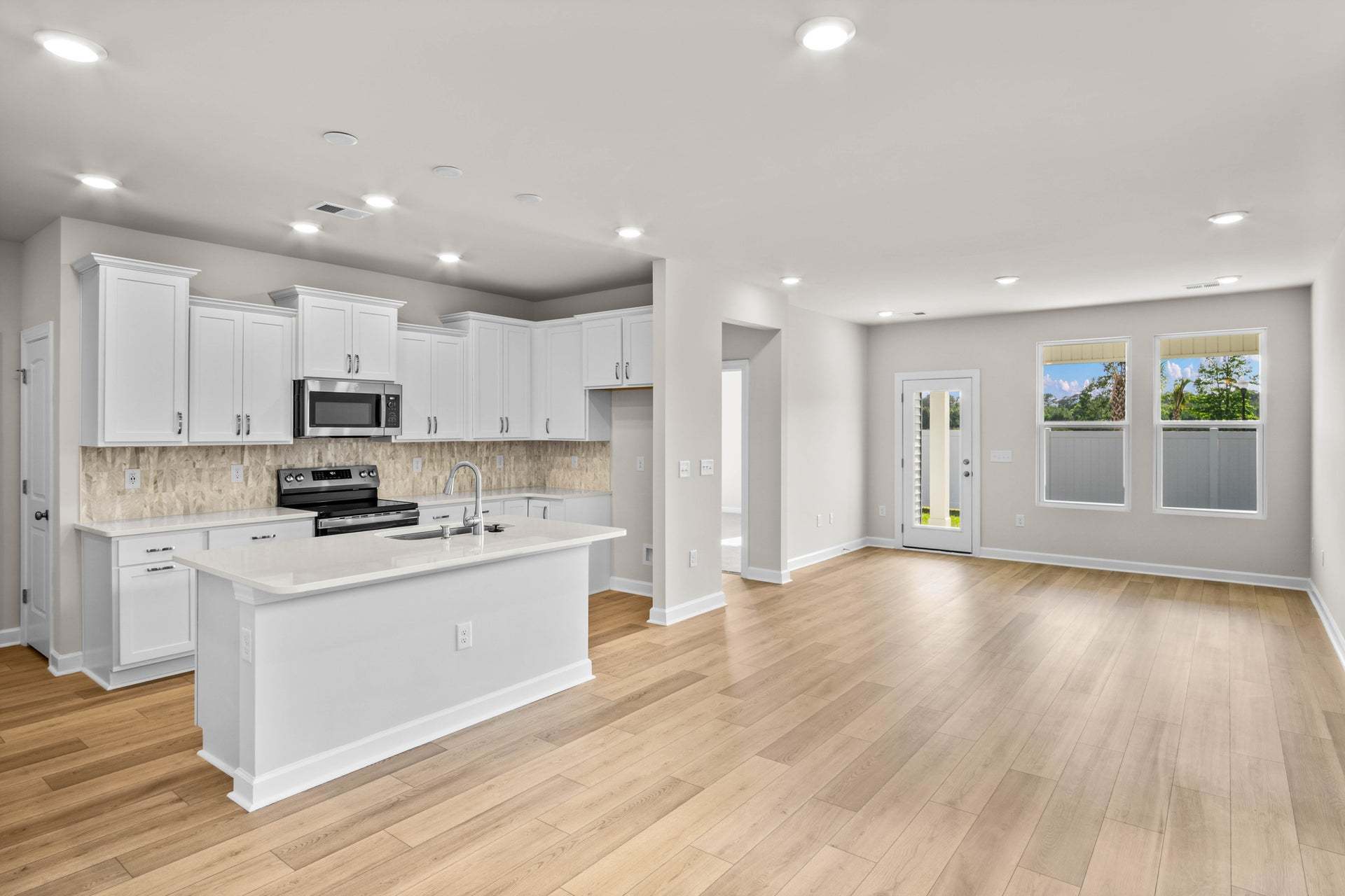 Interior:Actual Home - Kitchen and Great Room