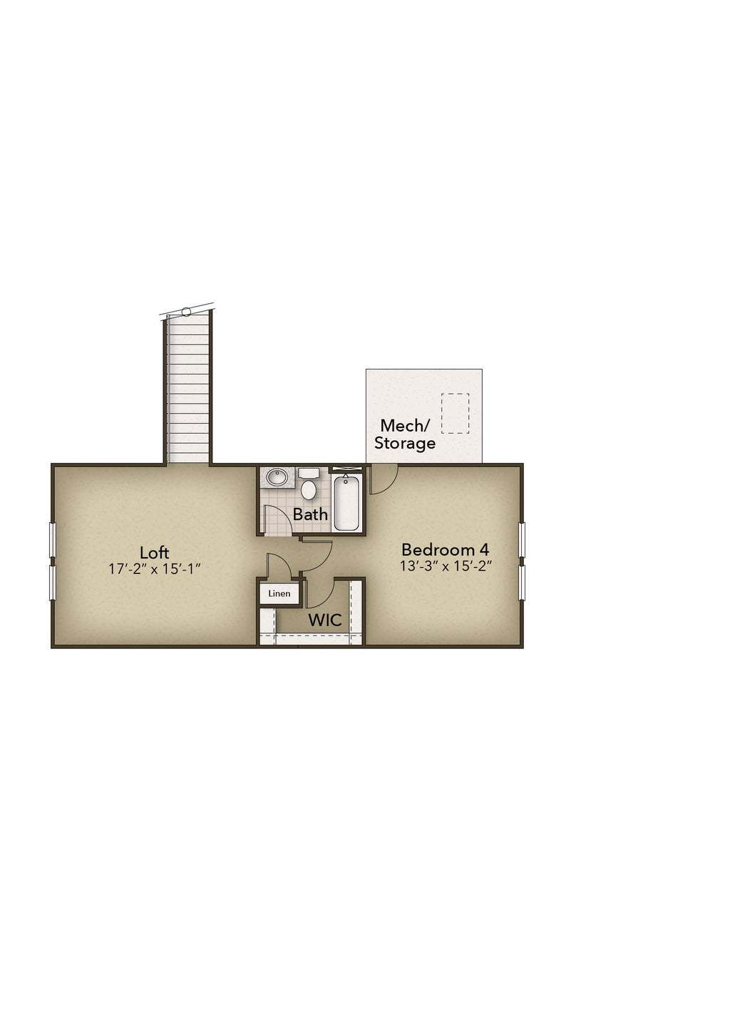 Floor Plan:Optional Second Floor