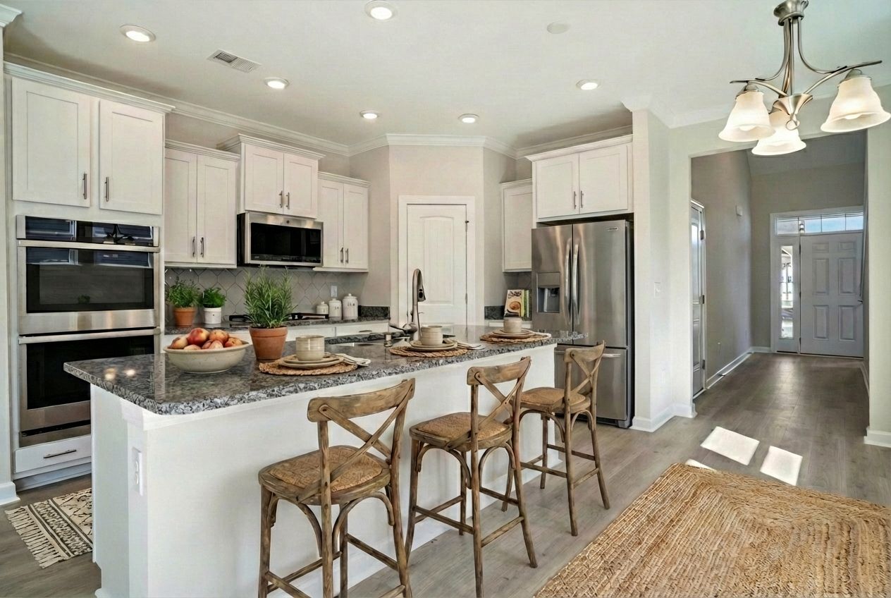 Interior:Actual Home with Virtual Staging - Kitchen