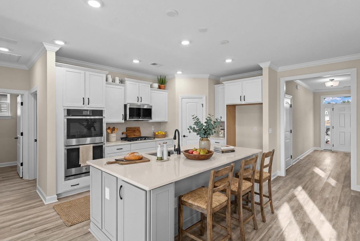 Interior:Actual Home Virtually Rendered Kitchen