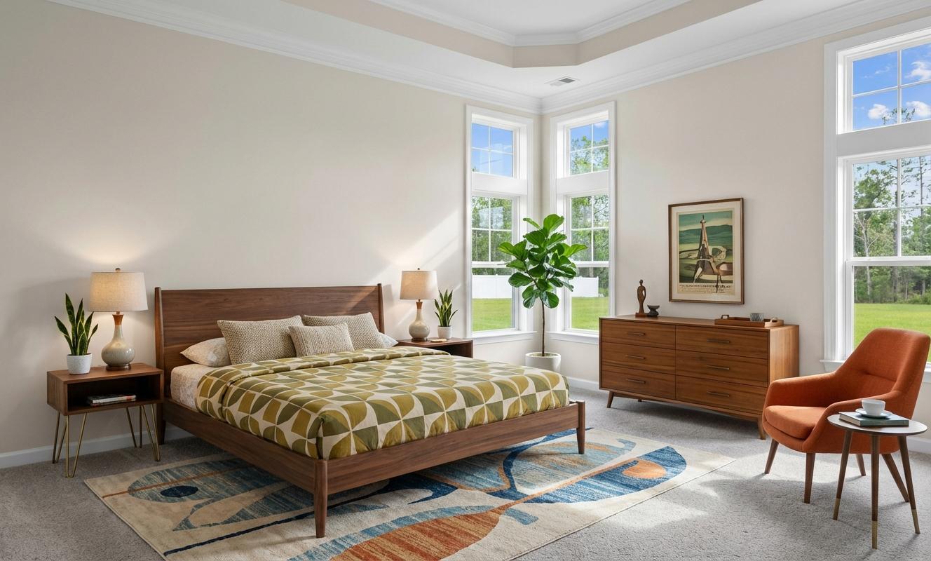 Interior:Virtually Staged Owner's Suite