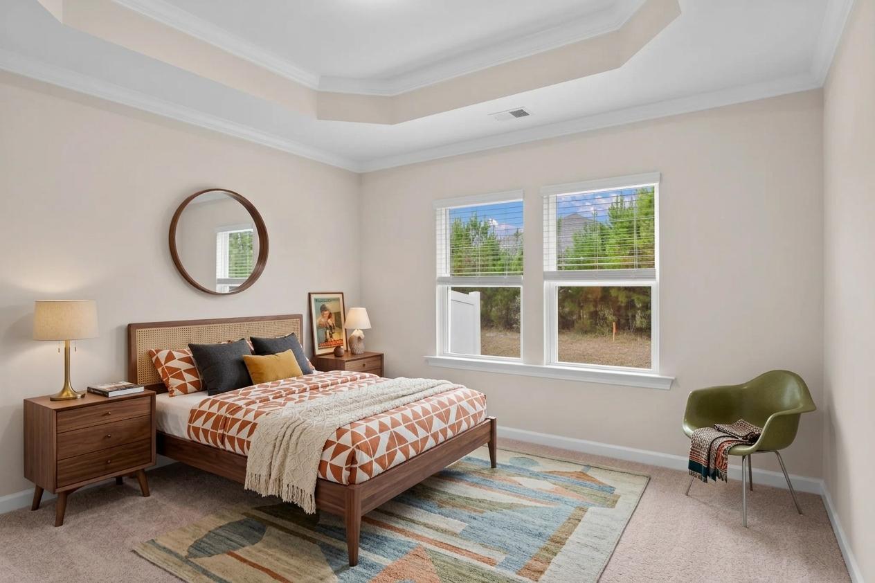 Interior:Actual Home- Virtually Staged Owner's Suite