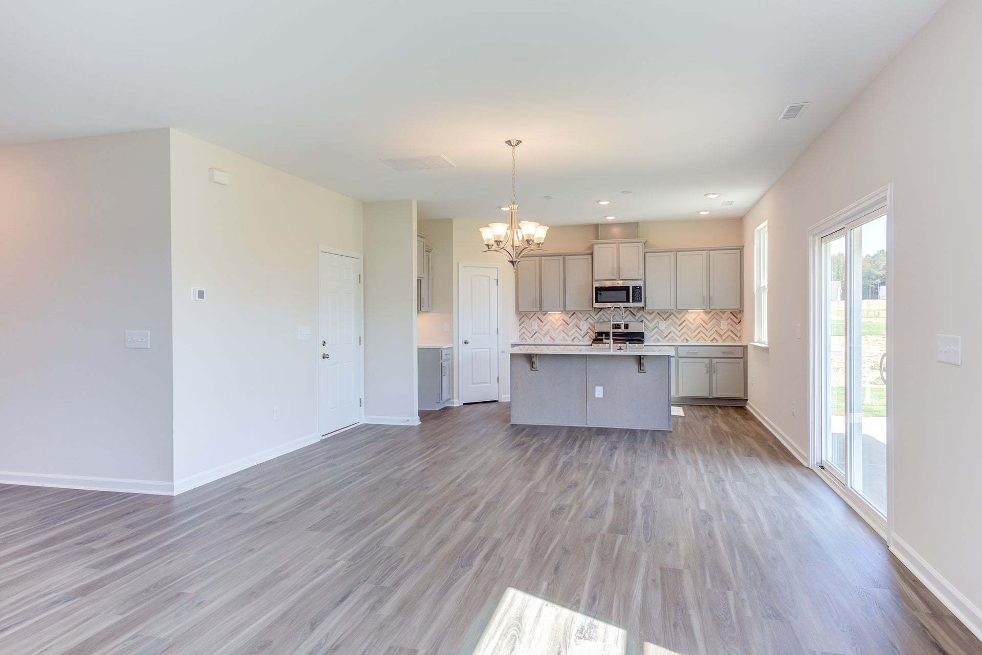 Interior:Actual Home - Great Room & Kitchen