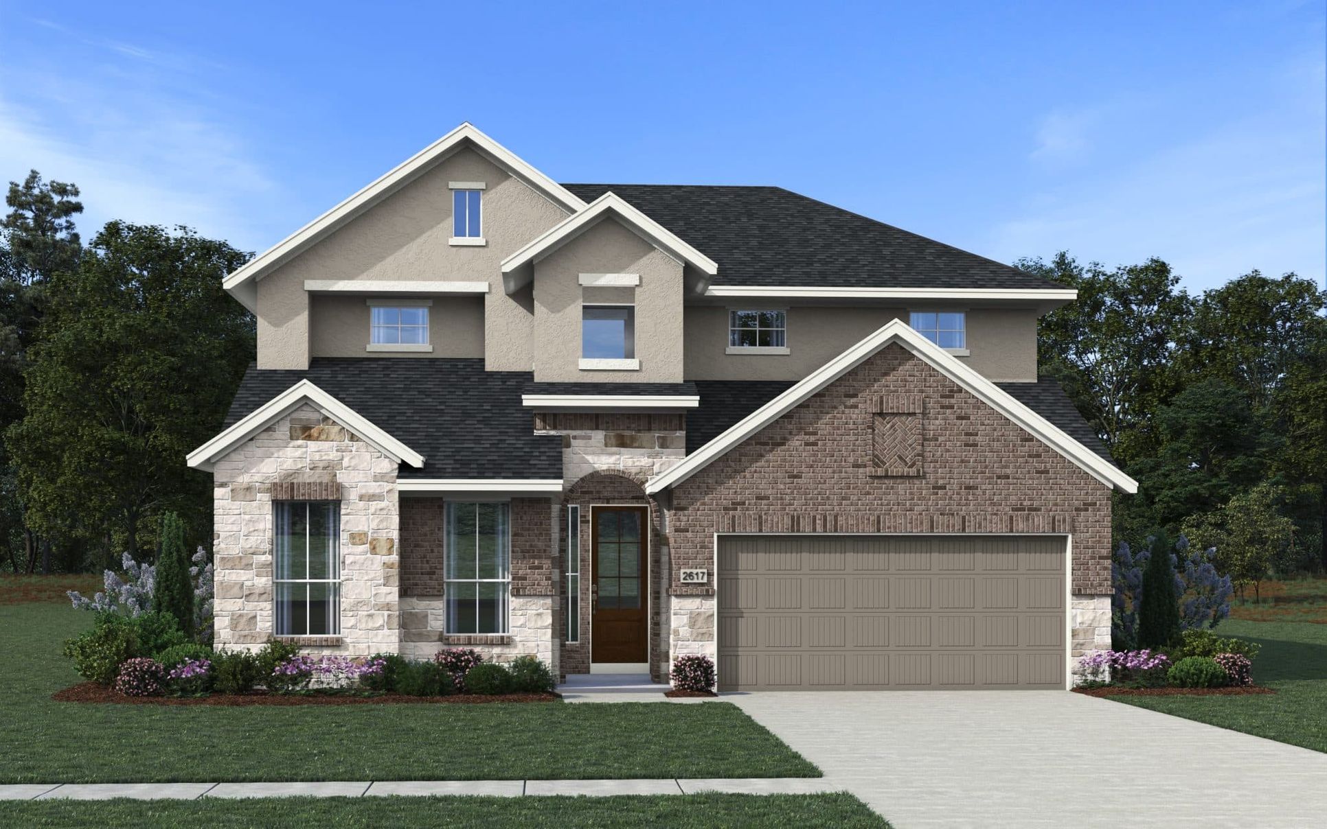 Madison-A1-Stucco-with-Stone-Gen3-elev_DAY-scaled:Elevation A
