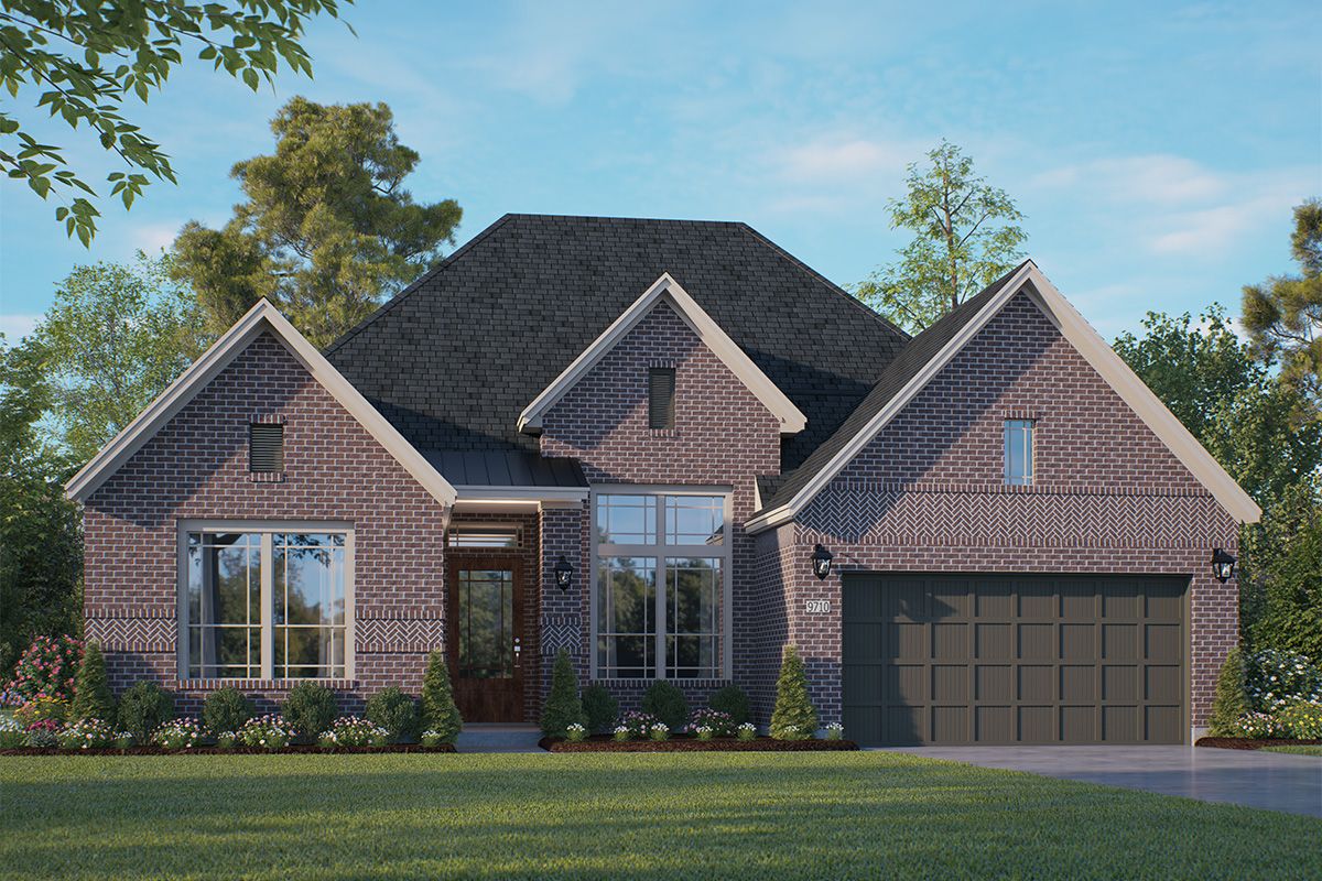 Lakeway-1900-Riceland Elevation R:The Lakeway Elevation R