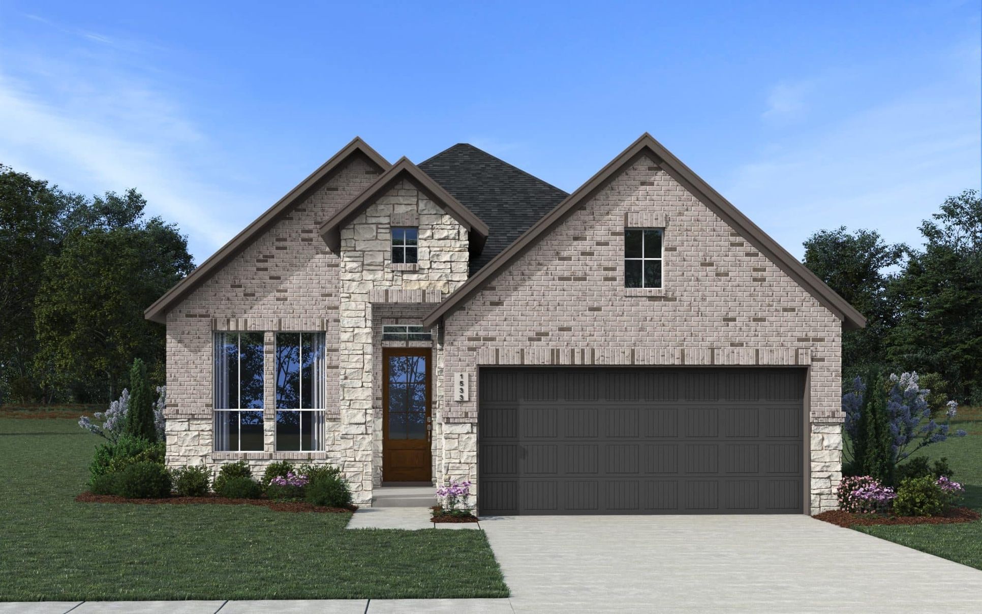 Aventura-153335-A1-Brick-With-Stone-Gen3-elev_DAY-scaled:Elevation A