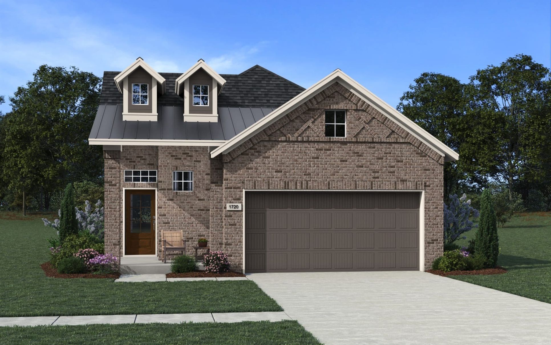 Adele-172030-A1-Brick-Gen3-elev_DAY-scaled:Elevation A with Brick
