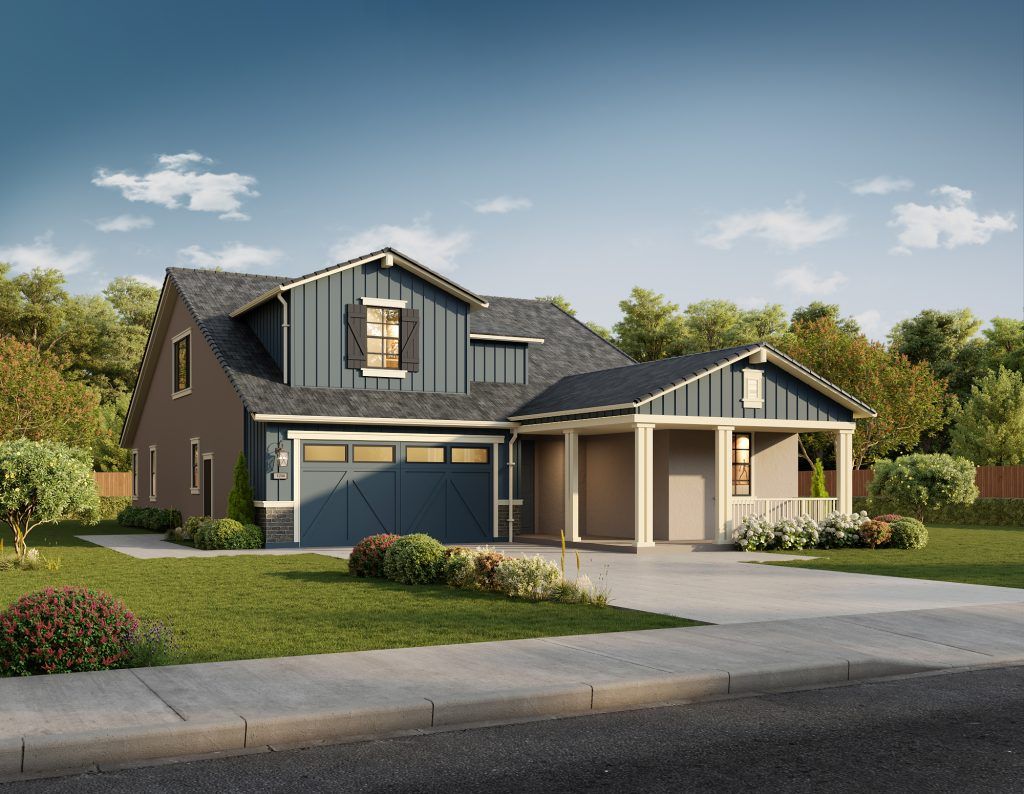 The Willow:Lot 11-Farmhouse Elevation (C)