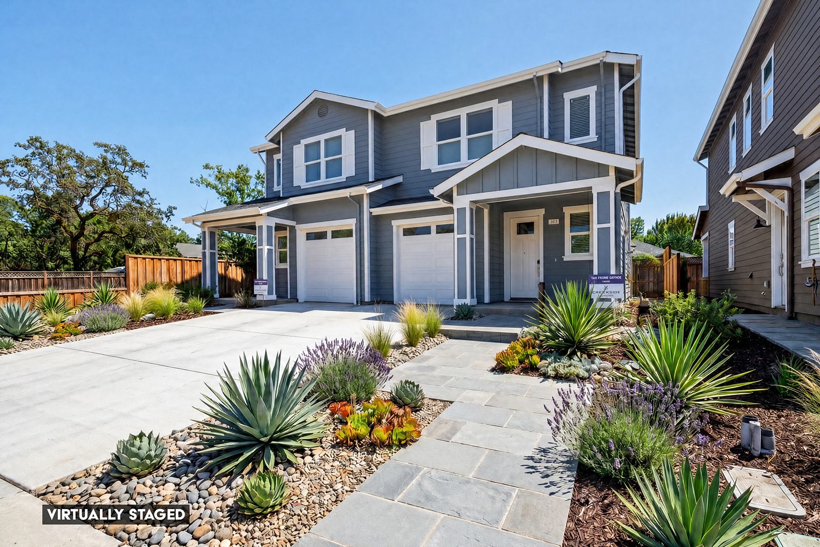Plan 1:*Virtually enhanced landscaping