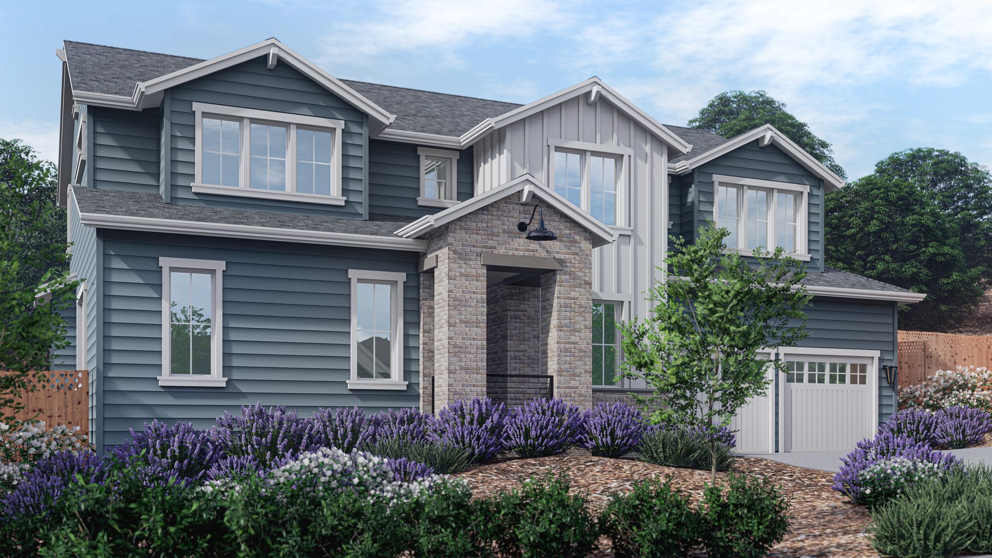 Carlile Place by Christopherson Builders - Homesite 3:Architect's artistic rendering depicting home exterior color scheme