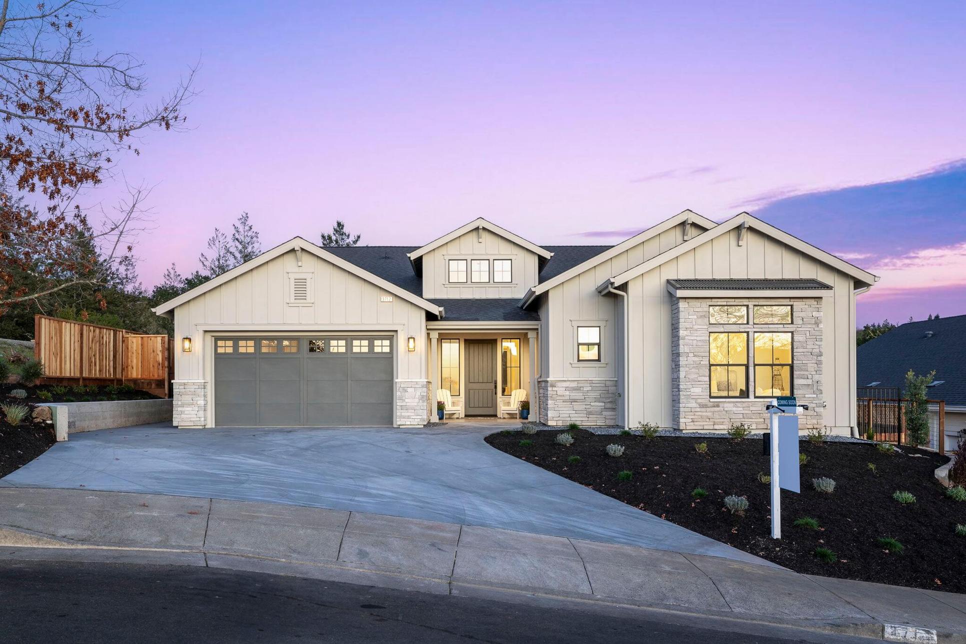 3712 Crown Hill:SIngle Level New Home