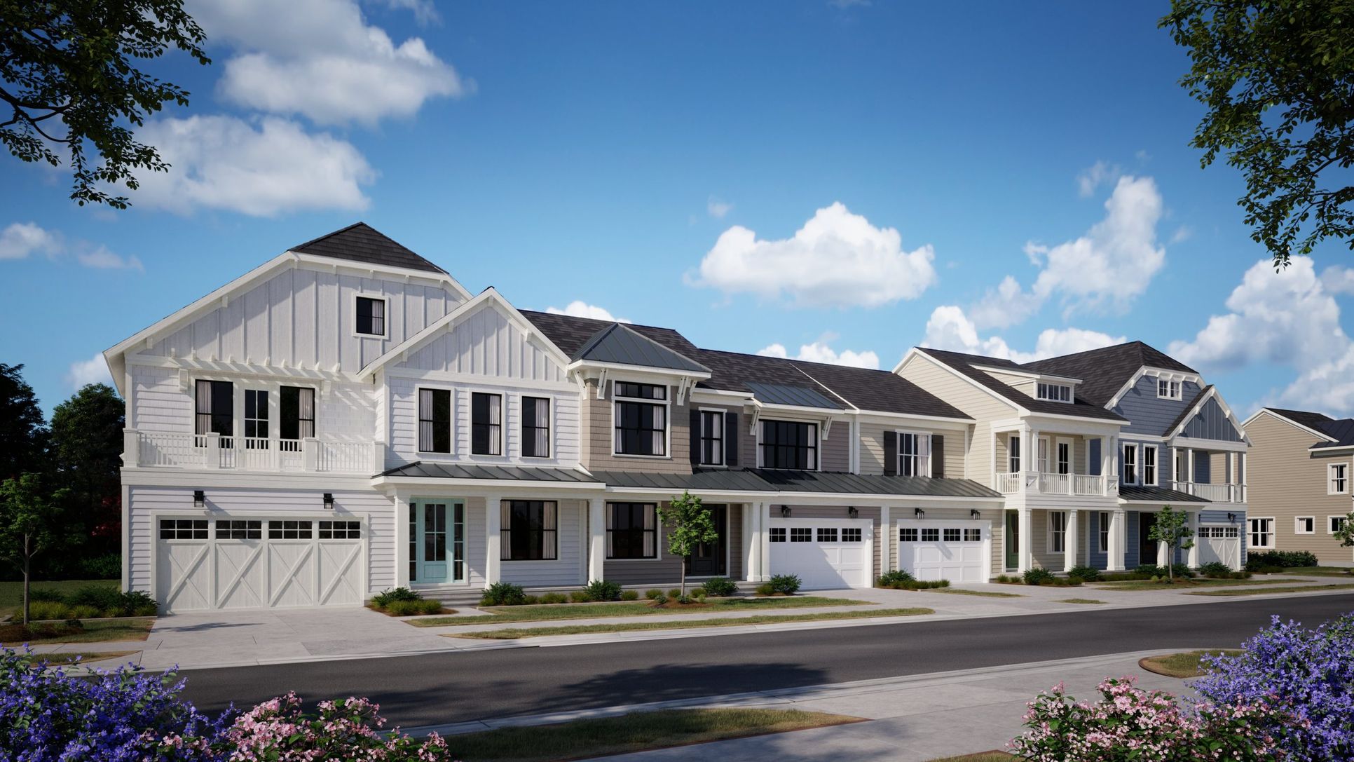 MODEL STRIP_CATTAIL_VILLAS-SEMI_AERIAL-CAM_001
