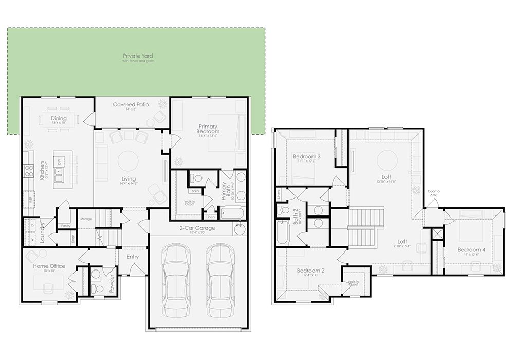 The Live Oak:Floor Plan