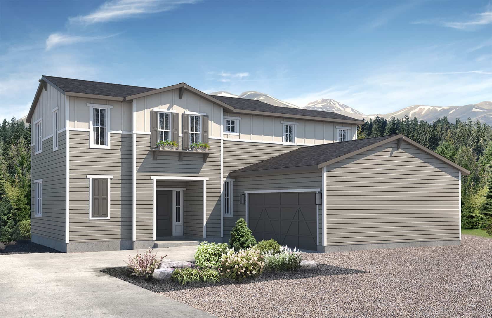 Elevation A:Marigold