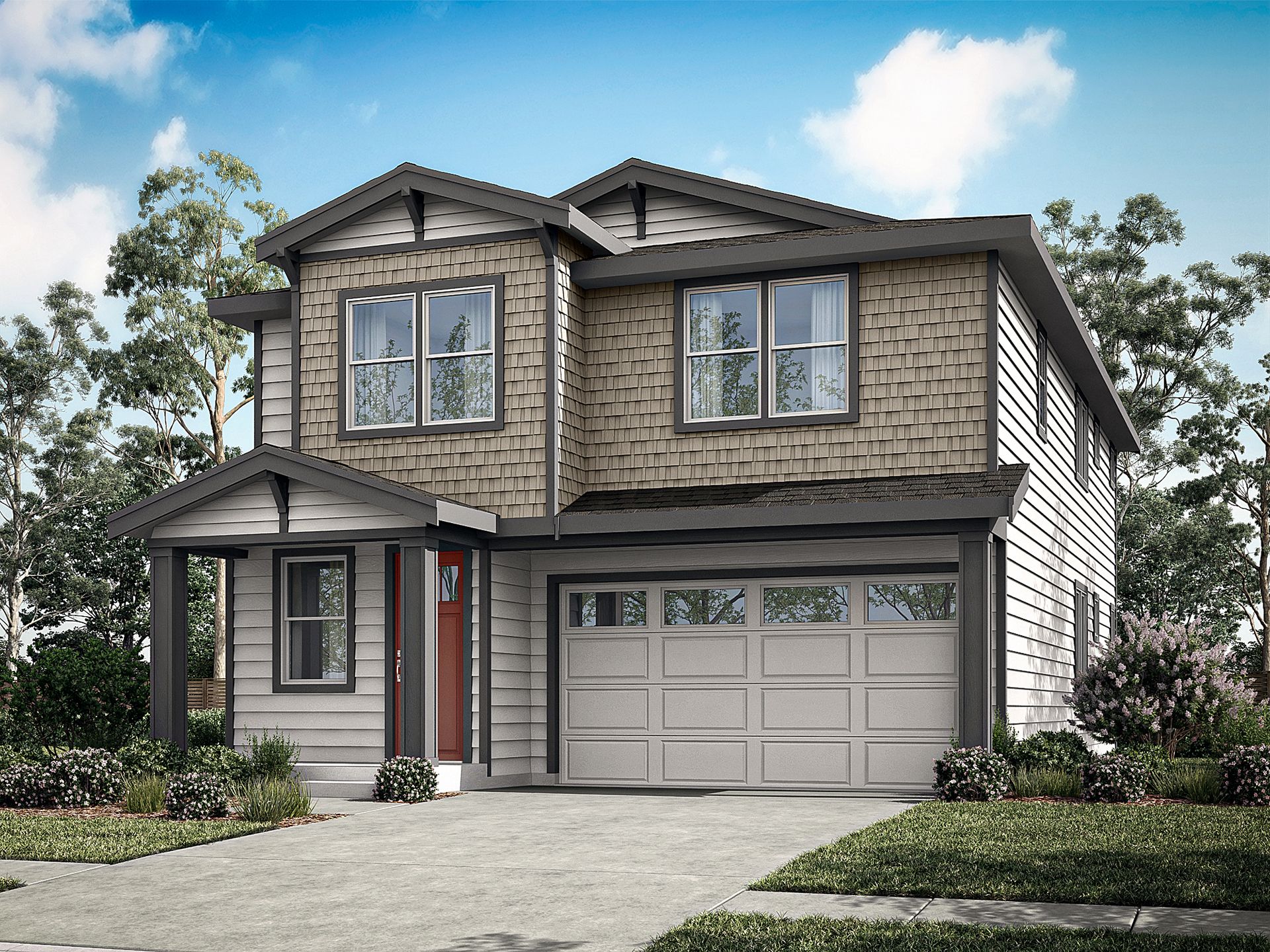Elevation B:Alder