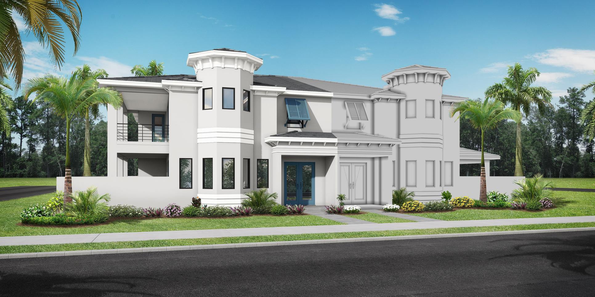 Plano de Planta:Ra Aqua Townhomes 01 Cut 1