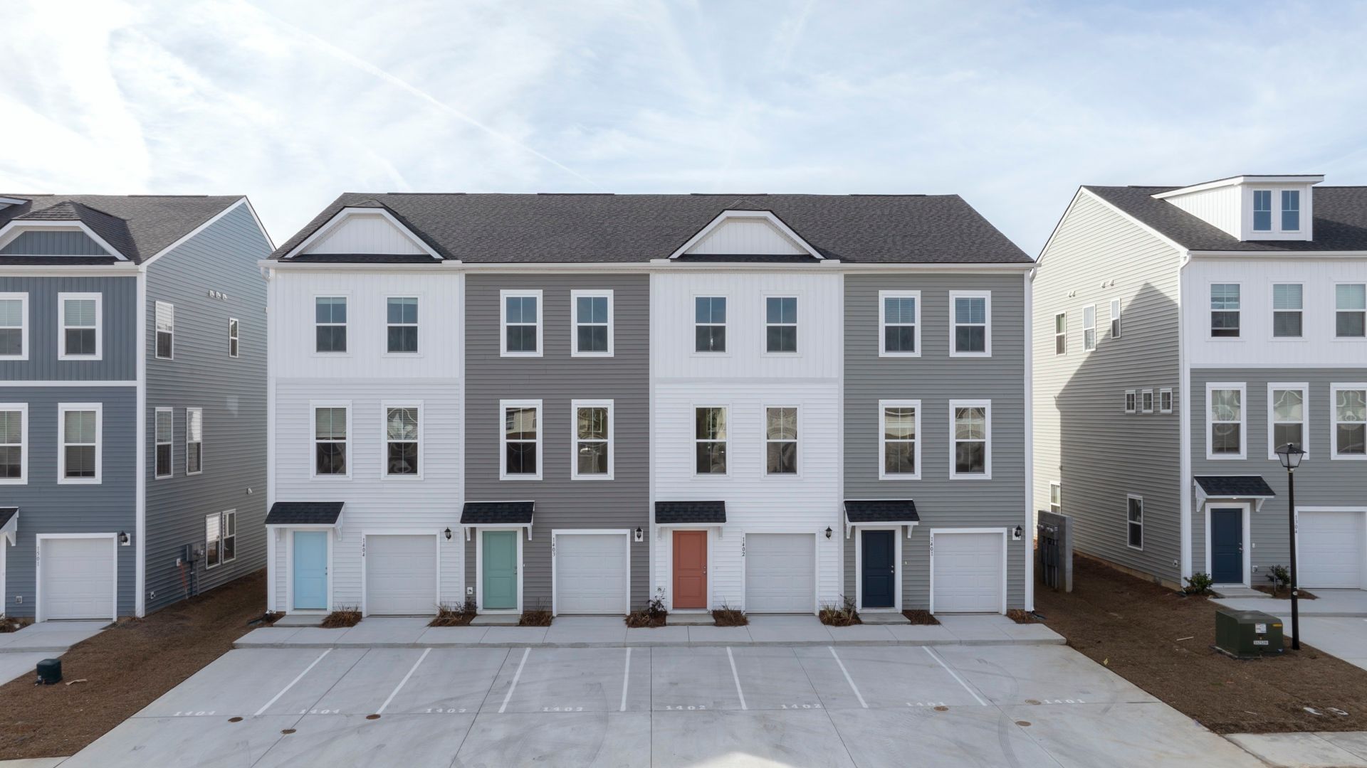 Exterior of Hayden floorplan at Clear Springs Townhomes
