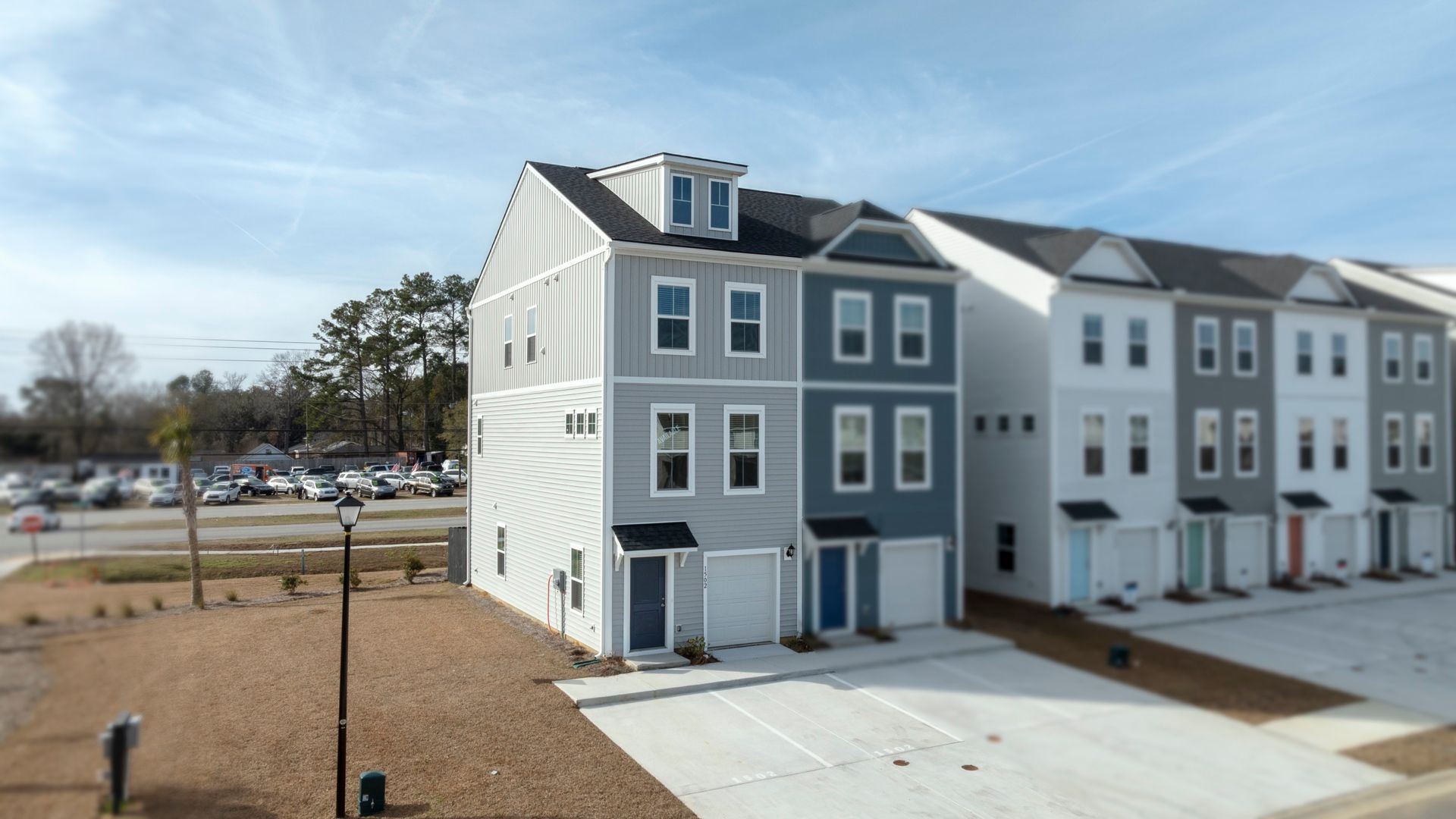 Exterior of Hayden floorplan at Clear Springs Townhomes