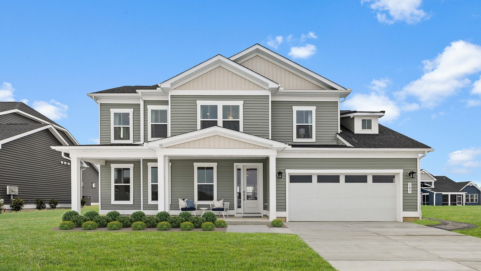 Exterior Barbados Tides at River Marsh, Cambridge, MD | DRB Homes