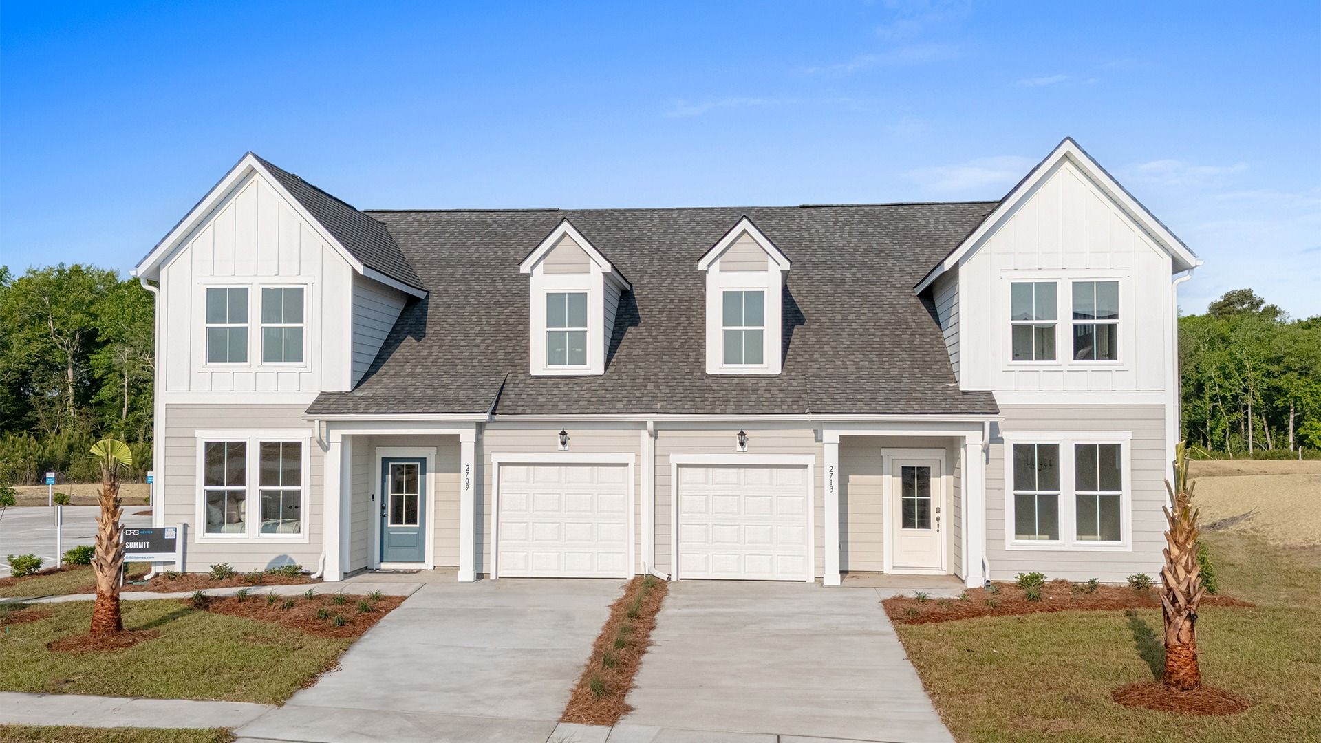 Summit- Elevation 3:The Summit at Indigo at the Preserve offers charming curb appeal and thoughtfully designed two-story villa living.