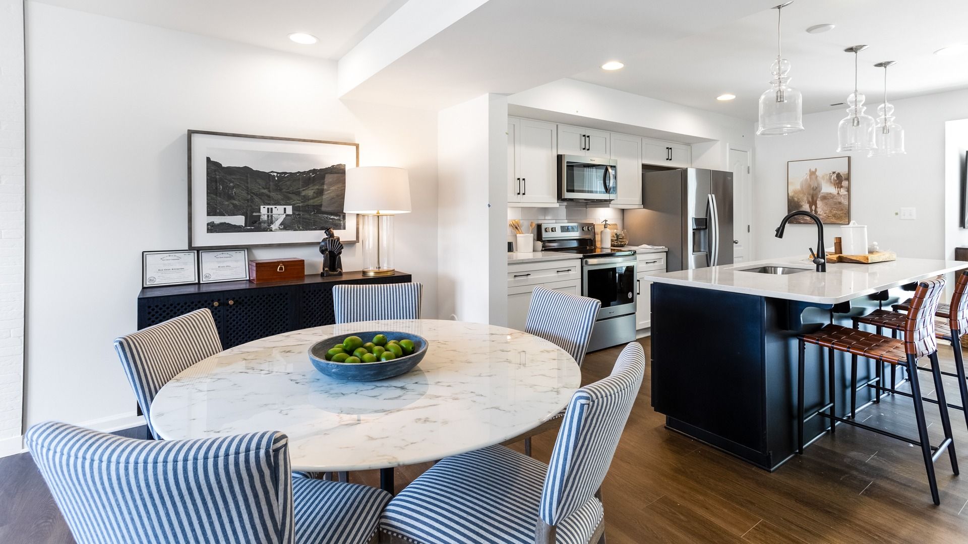 Madison II Model at Whispering Pines - Breakfast Area and Kitchen