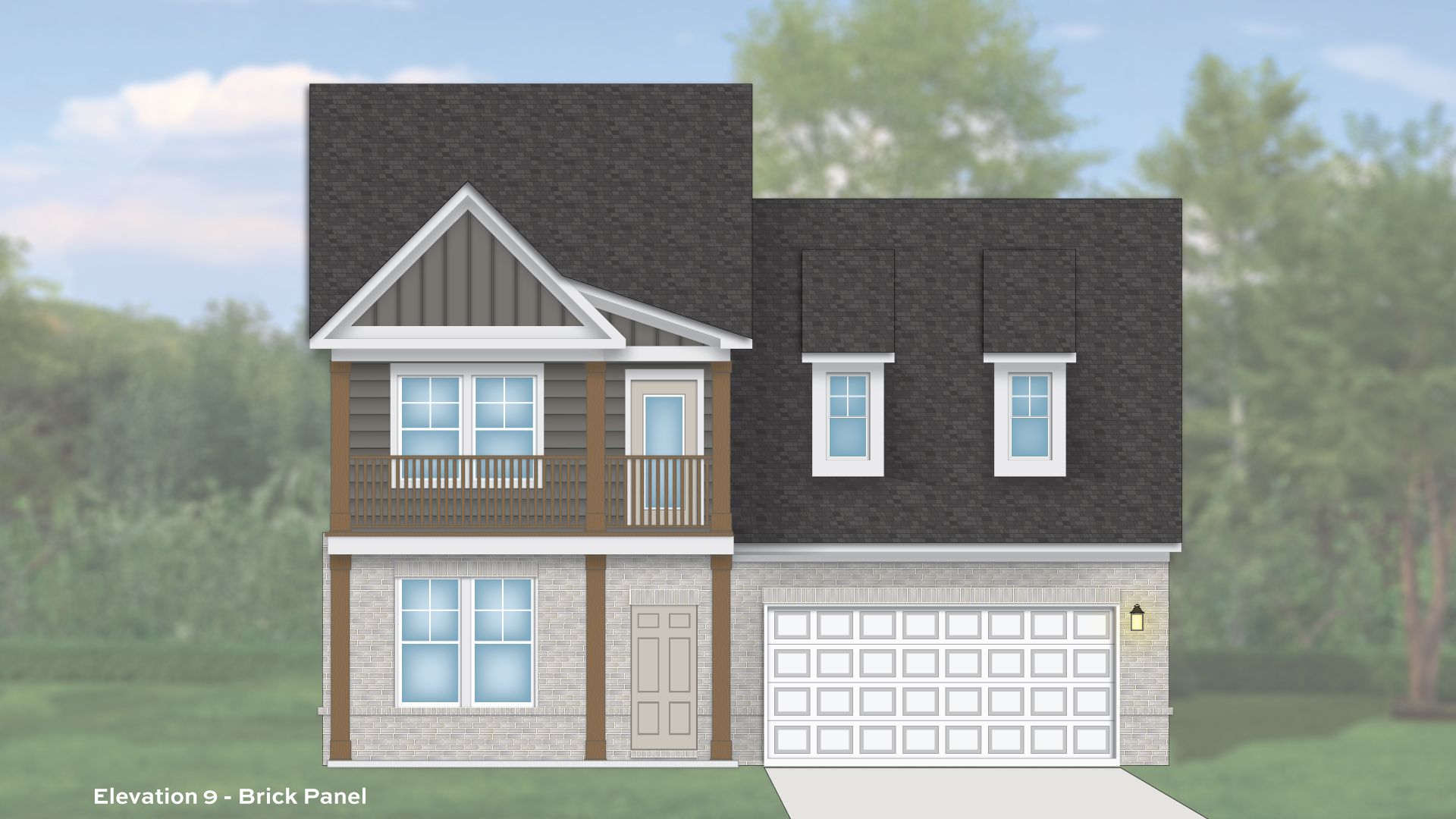 Elevation 9 - Brick Panel