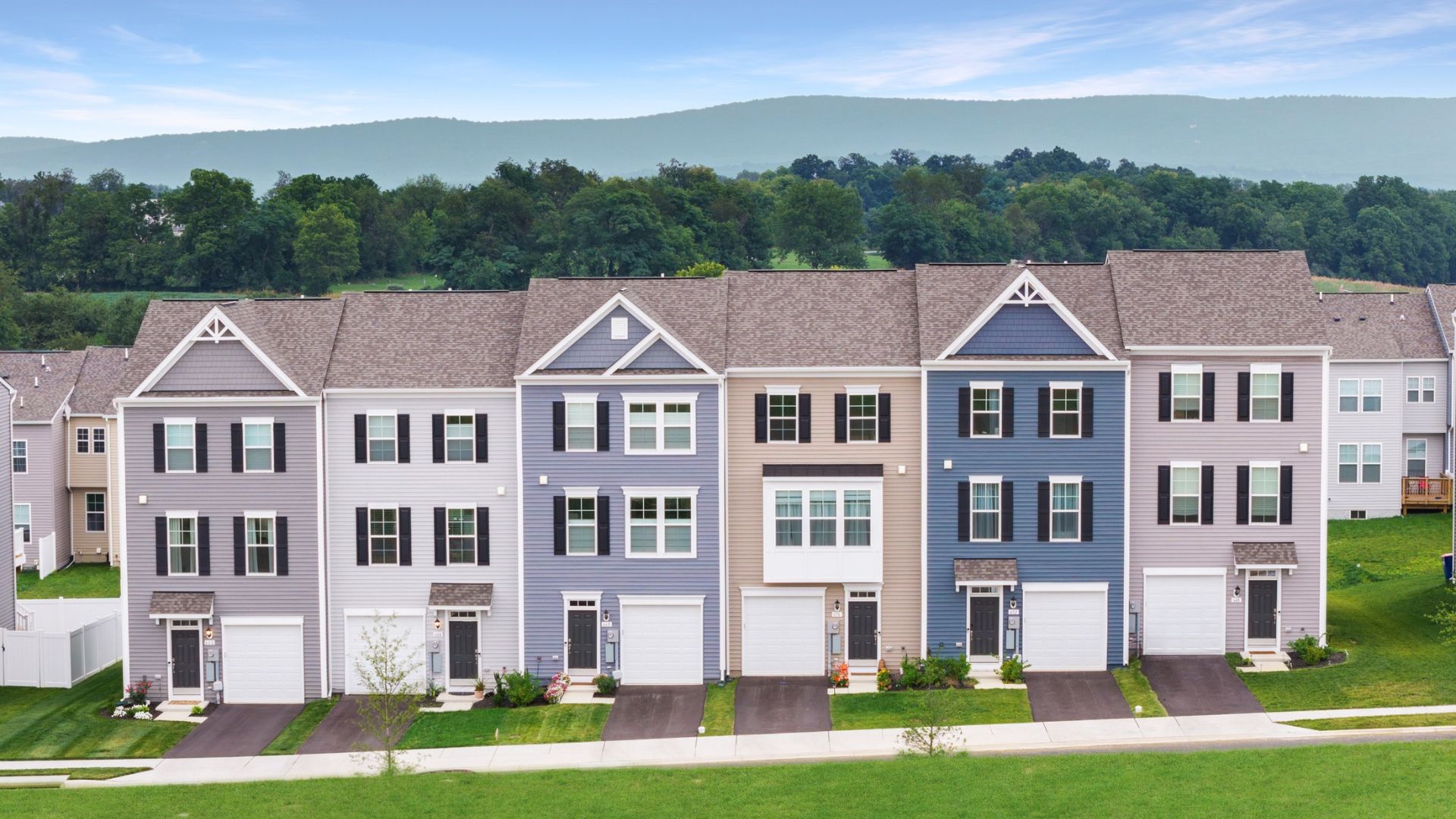 Huntfield Townhomes Exterior Elevations