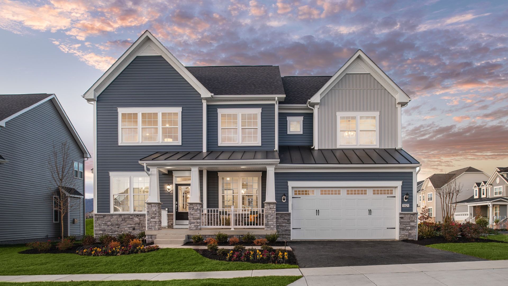 Emory II Elevation 14  Single Family Home:Emory II Single Family Home at Brunswick Crossing in Brunswick, MD