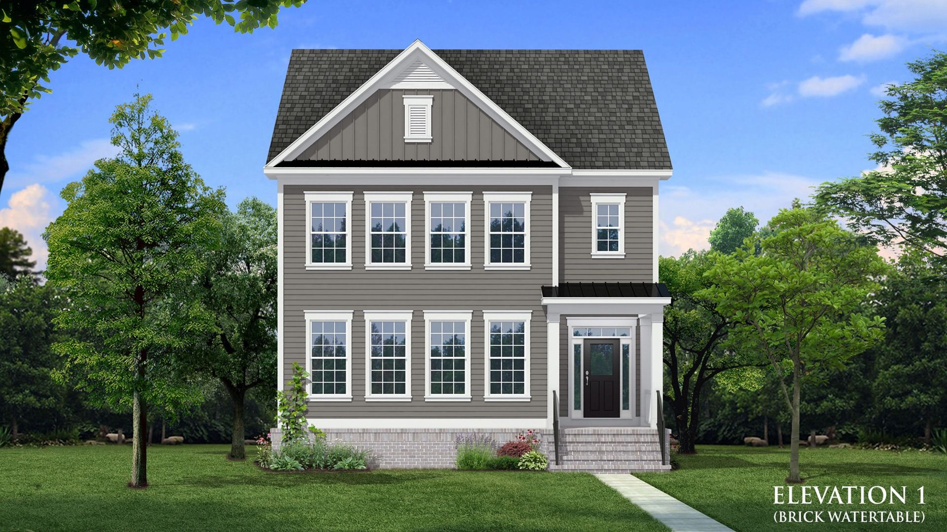 Eutaw Single Family Home Rendering Elevation 1