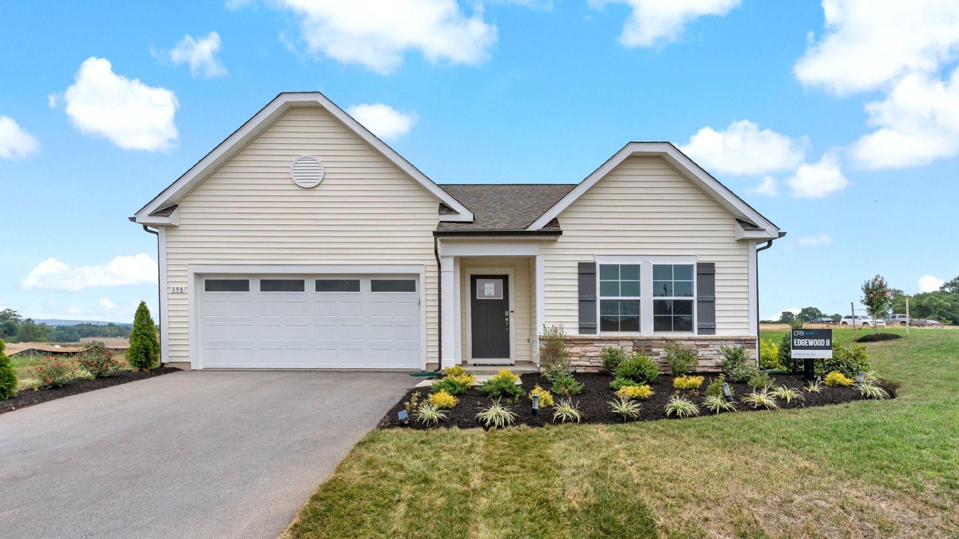 DRB Homes Single Level Model Home in South Brook Charles Town WV