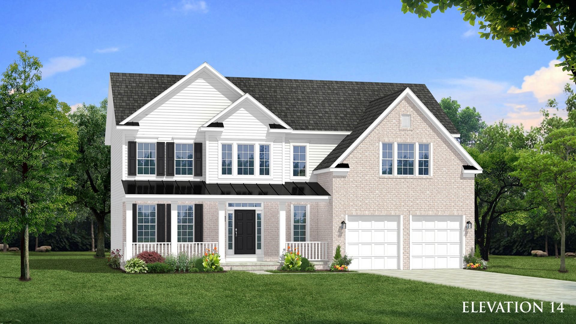 Elevation 14:Oakdale II Elevation 14 at Brunswick Crossing