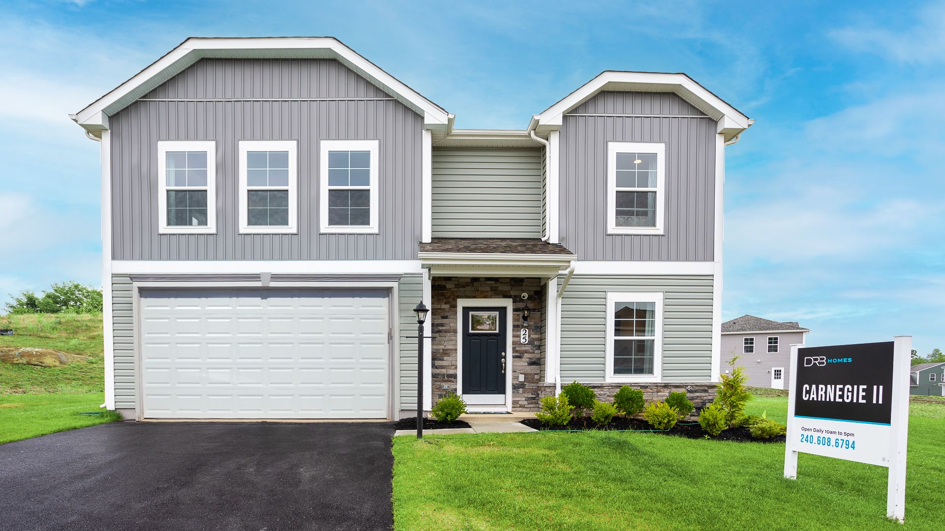 Carnegie II Model at Chesterfield - Elevation 4 Exterior Front