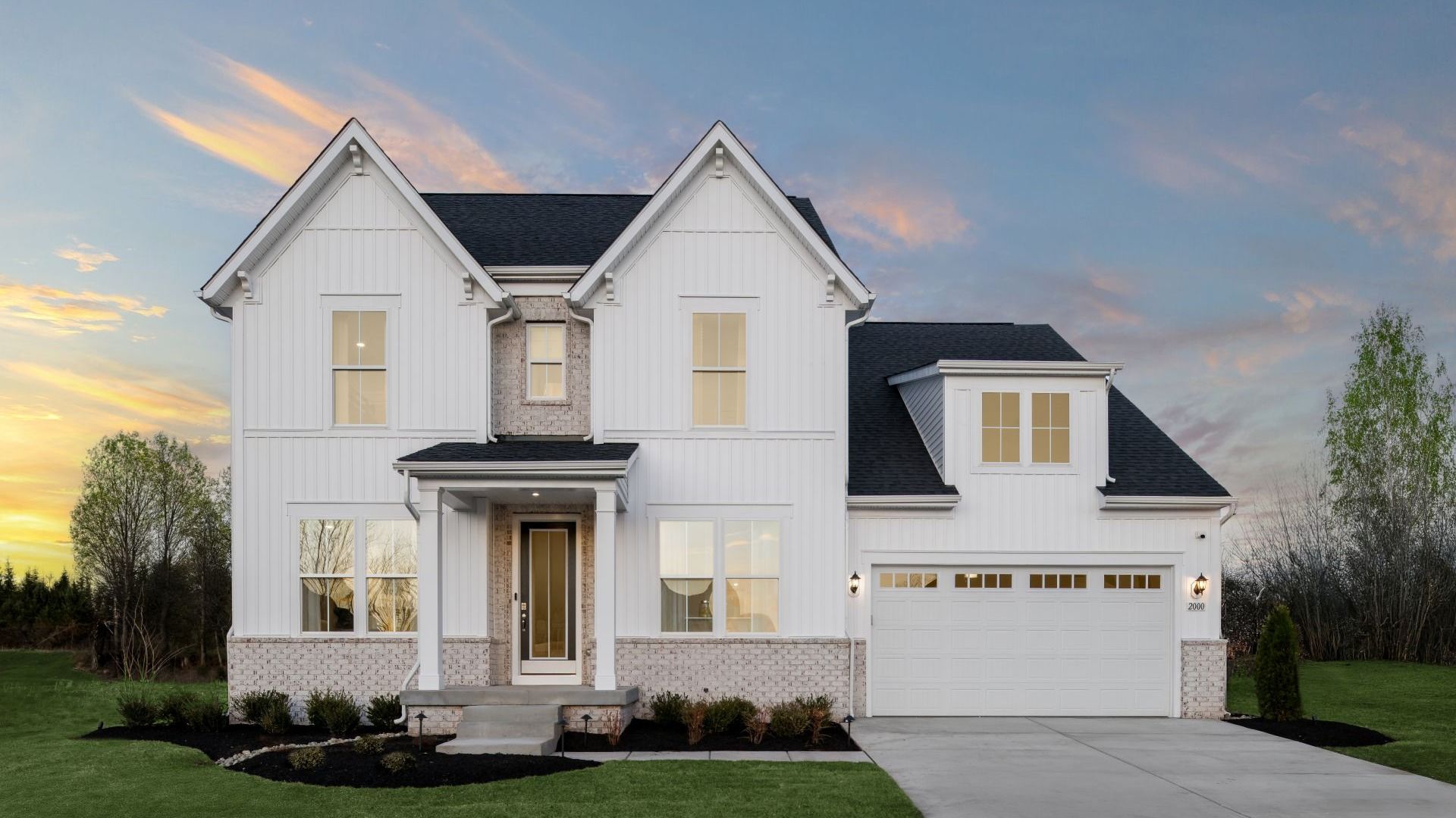 Colton II Exterior:Colton II Single Family Home at Tuscarora Creek East in Frederick, MD