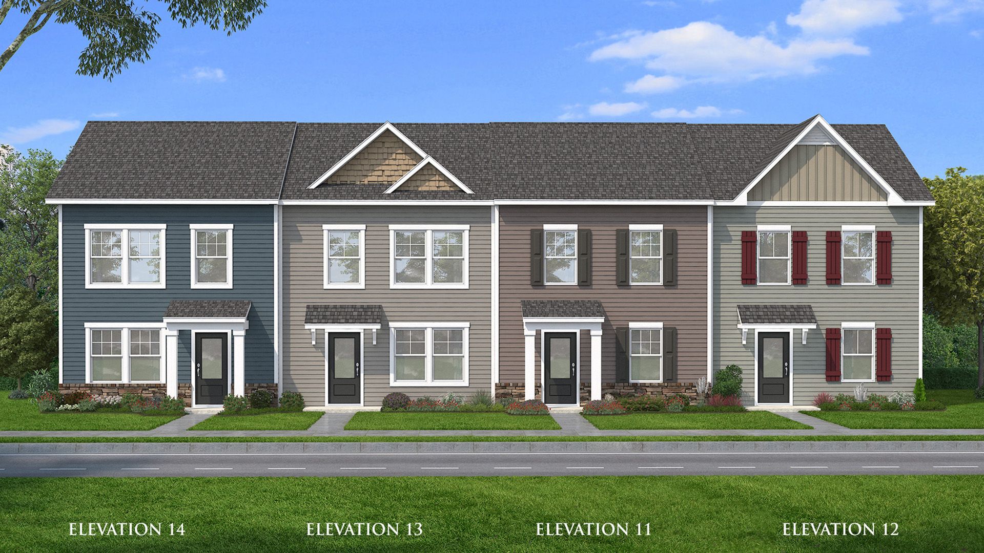 Madison II Elevations 1, 2, 3, 4, & 7