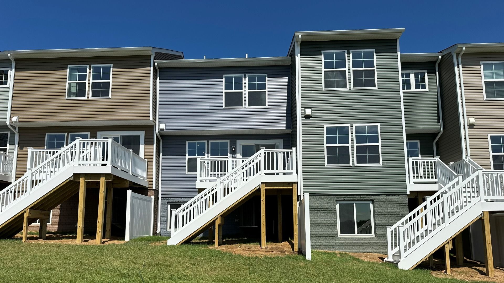 Rear of home